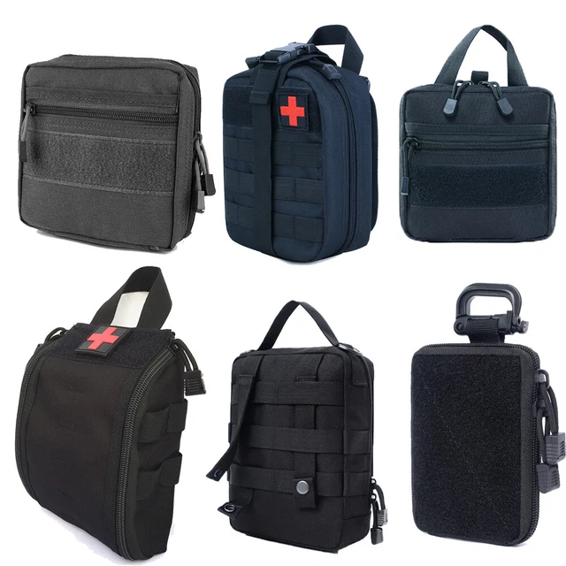 TACTICAL MOLLE EMT Medical First Aid Kit Pouch EDC Utility Belt Bag