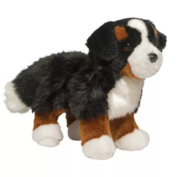 @ New DOUGLAS CUDDLE TOYS Stuffed Soft Plush BERNESE MOUNTAIN DOG Plushie Puppy