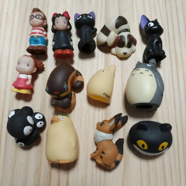 LOT OF 13 Studio Ghibli Finger Puppet Figure Set Collection Anime Toys