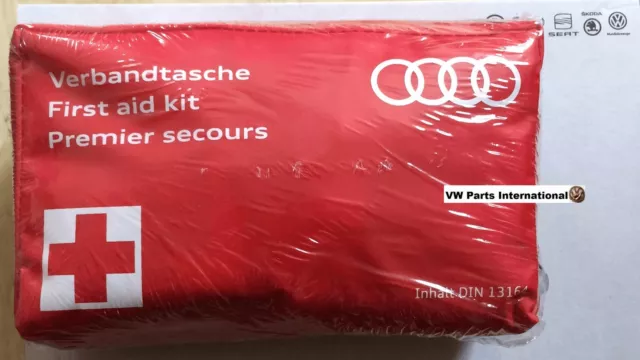 Genuine Audi Red First Aid Kit A3 A4 A8 S3 8v S4 S5 R8 RS3 RS4 RS6 RS7 TTS TT RS