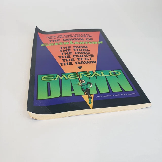 DC Green Lantern Emerald Dawn Graphic Novel TPB Comic Trade Paperback 1991 USED 5