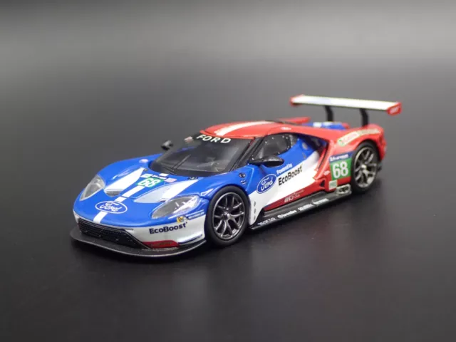 2016 Ford Gt Gtlm Pro #68 24HRS De Le Mans Equipo Eeuu 1:64 Escala Metal Modelo