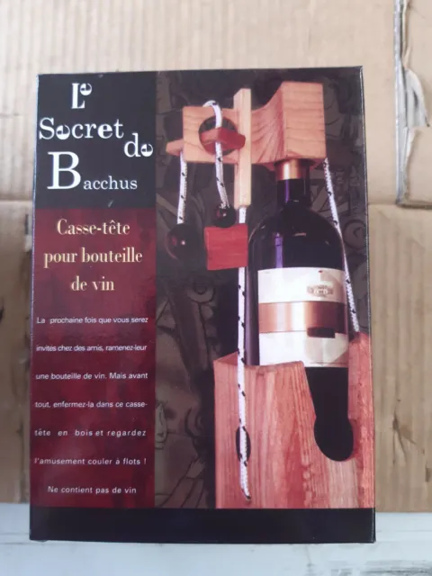CASSE TETE POUR Bouteille De Vin En Bois Le Secret De Bacchus EUR 2,00 -  PicClick FR