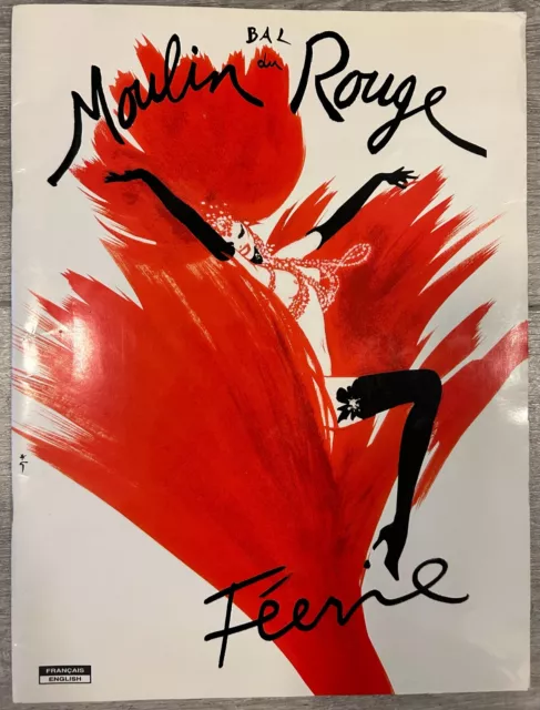 Moulin Rouge - Paris cabaret program - Feerie stage show