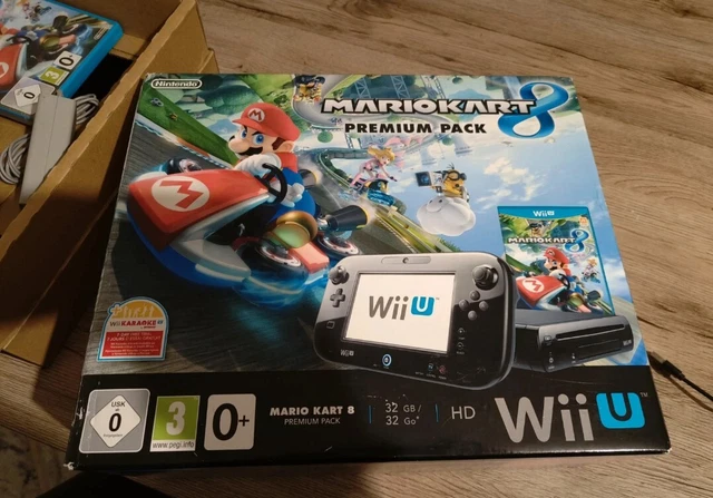 wii u pack mario kart en boite + accessoires