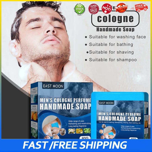 #b 60 g jabón de colonia fragancia jabón limpieza corporal jabón aroma baño S