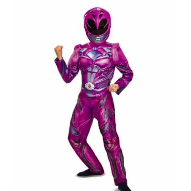 Kids Pink Ranger Costume Deluxe - Power Rangers Sz S/P 4-6