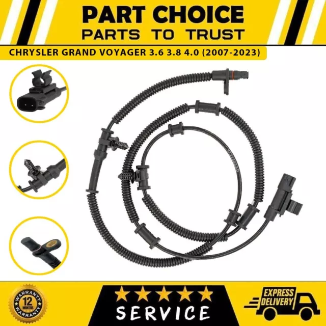 SENSORE DI VELOCITÀ ABS POSTERIORE SINISTRO O DESTRO adatto a CHRYSLER GRAND VOYAGER 3.6 3.8 4.0 07-23