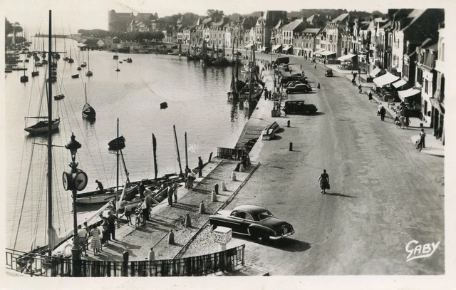 Tirage Albuminé Vintage Original Du Pouliguen, Entrée Du Port – Circa 1875 – Format 17.5x28 Cm