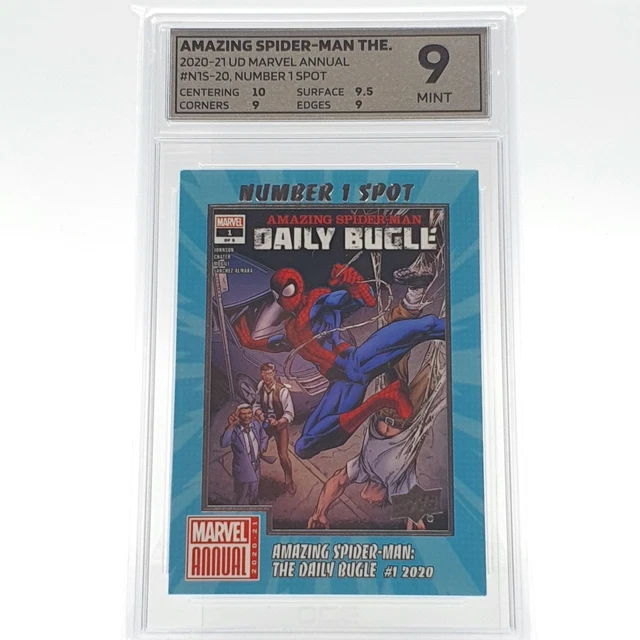 2020-21 Ud Marvel Annual #N1S-20 The Amazing Spider-Man #1 2020 Oce Mint 9