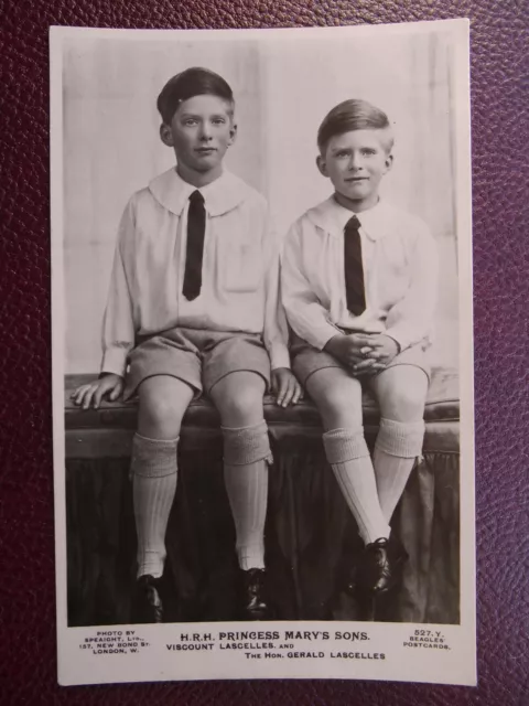 Princess Mary's Sons Viscount George Lascelles & Hon Gerald Lascelles RP c1930s