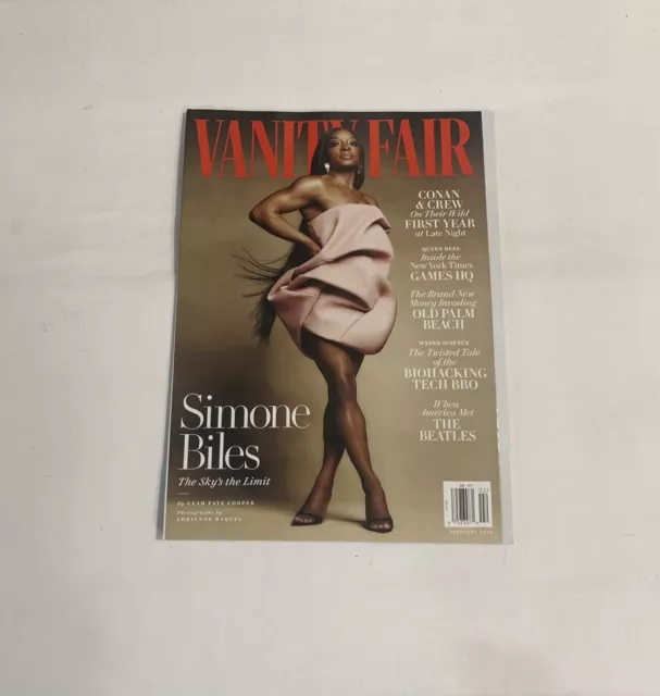 VANITY FAIR SIMONE Biles “The Sky’s the Limit” Issue February 2025