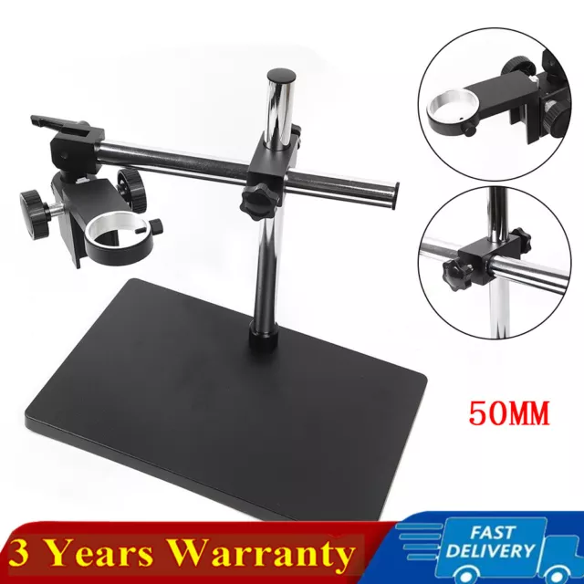 Adjust. Microscope Boom Stand Heavy Duty Large Stereo Arm Table Stand Holder!