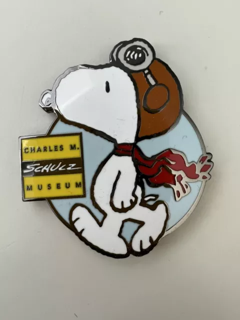 Charles M Schulz Museum Peanuts Snoopy Flying Ace Magnet, New