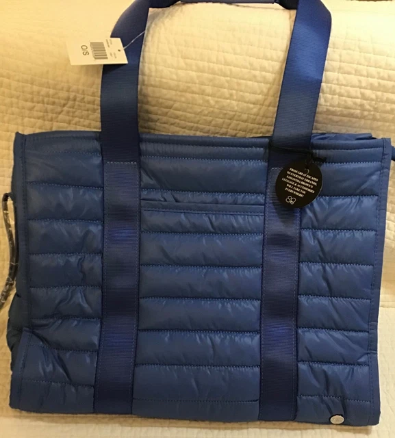 Samantha Brown To Go Tote, Crossbody & Wallet Wristlet 3 Piece Set Cobalt Blue 3