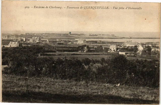 CPA Env. de CHERBOURG - Panorama de Querqueville - view taken (245972)