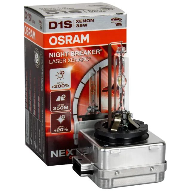 OSRAM D1S Nuit Breaker Brun Laser 4500 K 3200 Lm Xenarc Xénon Brûleur 66140XNL