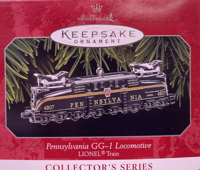 Pennsylvania GG-1 Locomotive Lionel Train Series Hallmark Keepsake Ornament New