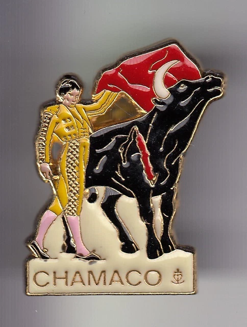Pince Cravate Vintage Toréador Taureau Couleur Or - Bijou Unique De Corrida, Occasion