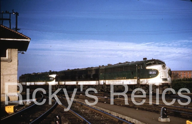 Duplicate Slide SOU #6135 EMD FP7A Southern Rwy Atlanta GA Terminal 1959