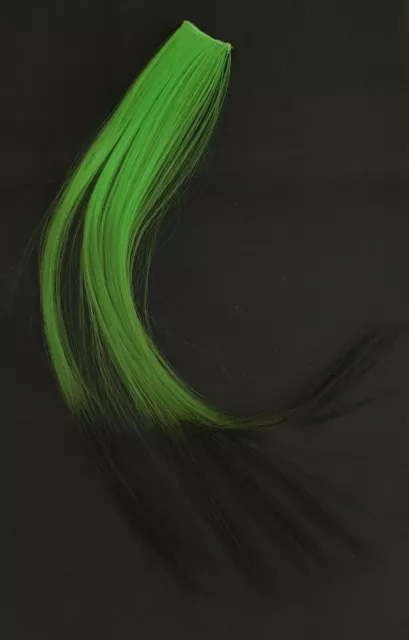 Nuevo Extensión de cabello Claire's Girls para mujer, verde, negro, 16 '',...