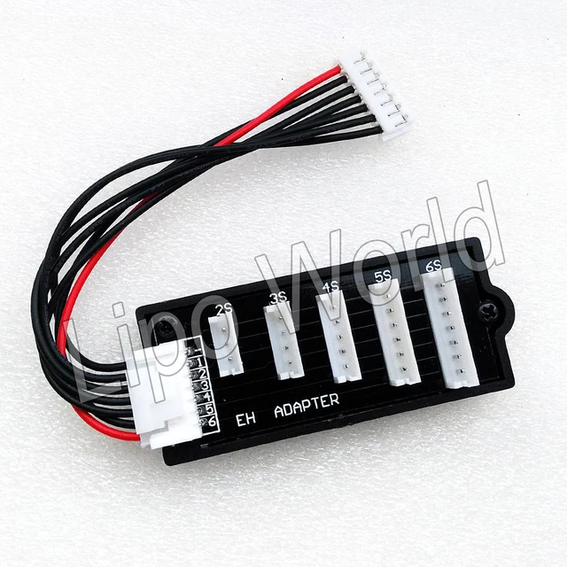Scheda Adattatore Parallelo Per Batterie LiPo 2S 3S 4S - 6 Porte EC2/XH, Per Carica Bilanciata, Modellismo