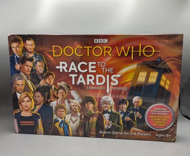 Doctor Who Race to The Tardis Expanded Universe Board Game NEW