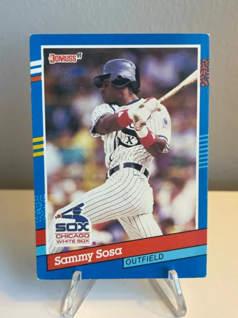 Sammy Sosa 1991 Donruss ERROR CARD Wrong Birthday Chicago White Sox Cubs