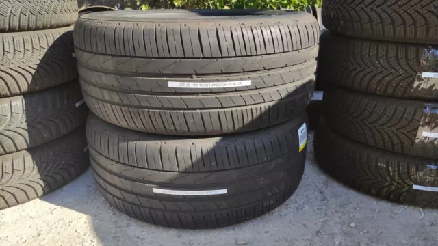 2x Sommerreifen 255/55 R18 105W NO Hankook Ventus S1 evo 2 SUV 5-6mm DOT 15