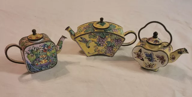 Kevin Chen collectible miniature teapots
