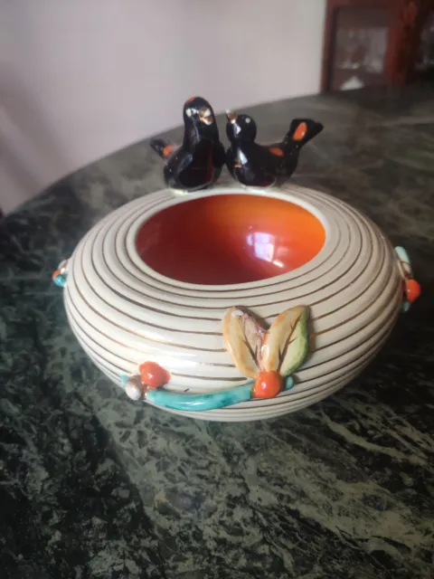 Ceramica Pucci Umbertide  Ciotola  Maiolica Art Decò