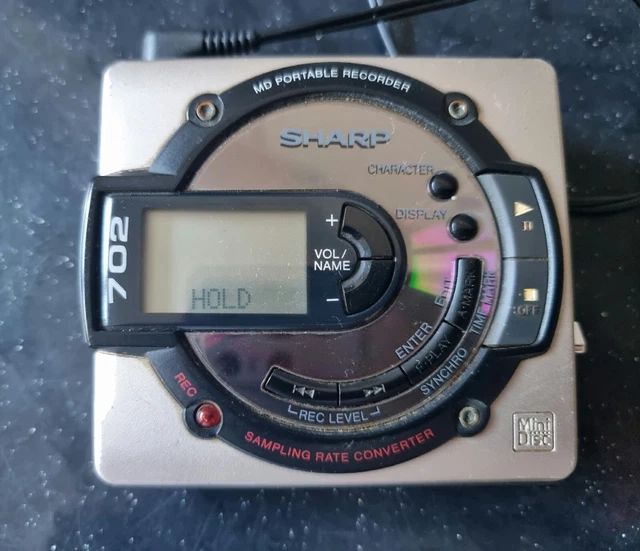 SHARP MD MS702 Portable Minidisc Player Recorder Walkman Working Fine