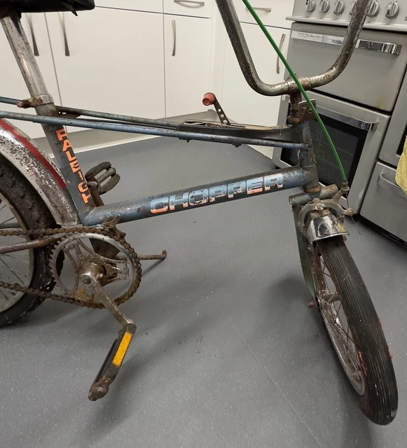 Blue Raleigh Chopper RALEIGH CHOPPER MK2 RARE Space blue original vintage bike £500.00 ...