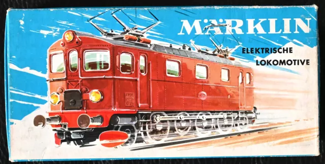 MARKLIN HO LOCO Electrique 3030 Suédoise TTBE - Boîte et Notice MARKLIN HO LOCO Electrique 3030 Suédoise TTBE - Boîte et Notice
