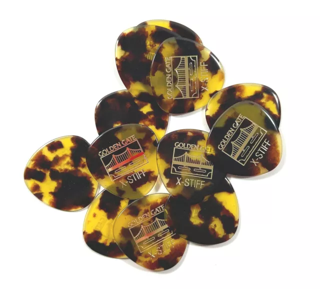 Golden Gate Mandolin Picks 12 Pack Guitar Picks Flat Picks Shell 1.3mm