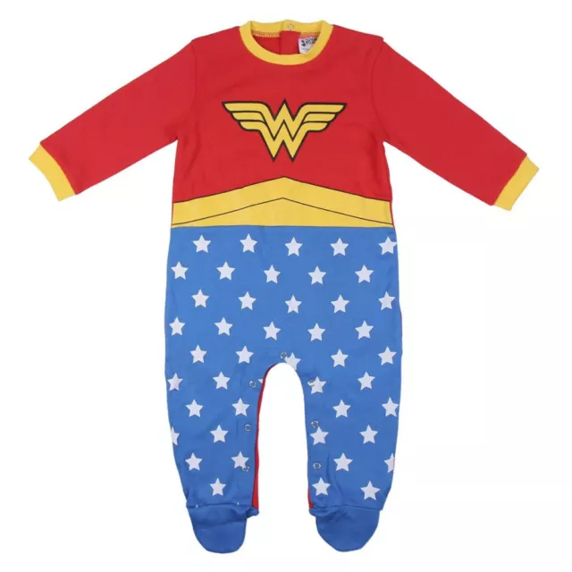 Body tutina bimbo DC Comics Wonder Woman infant romper onesie ufficiale Cerdà