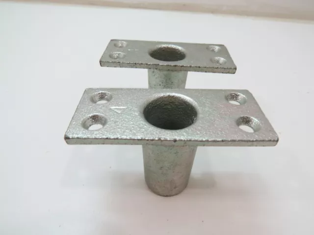 New Pair Galvanized Cast Iron Oar Lock  Top Mounts Row Boat (C2.5A661A)