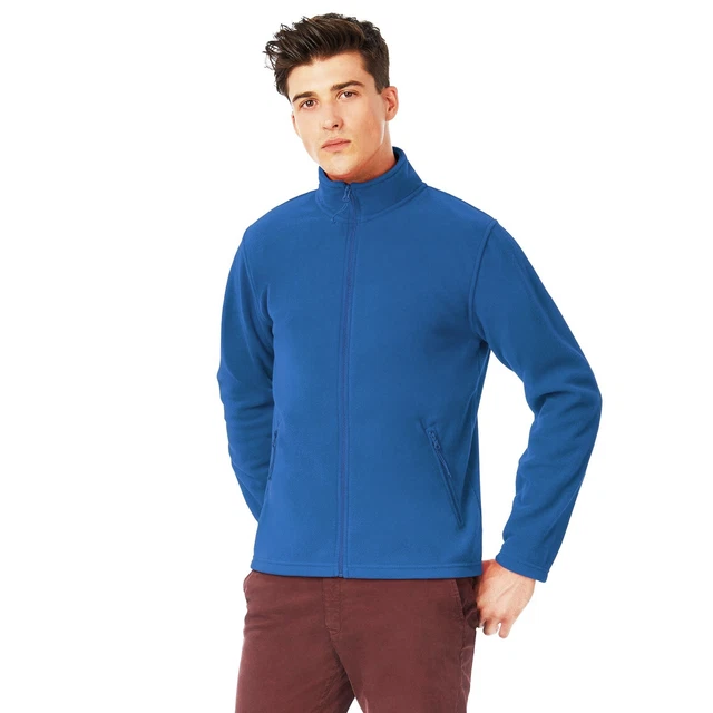 Mens Fleece Jacket Full Zip Outdoor Warm Polar Anti Pill Workwear Heavy Winter 7