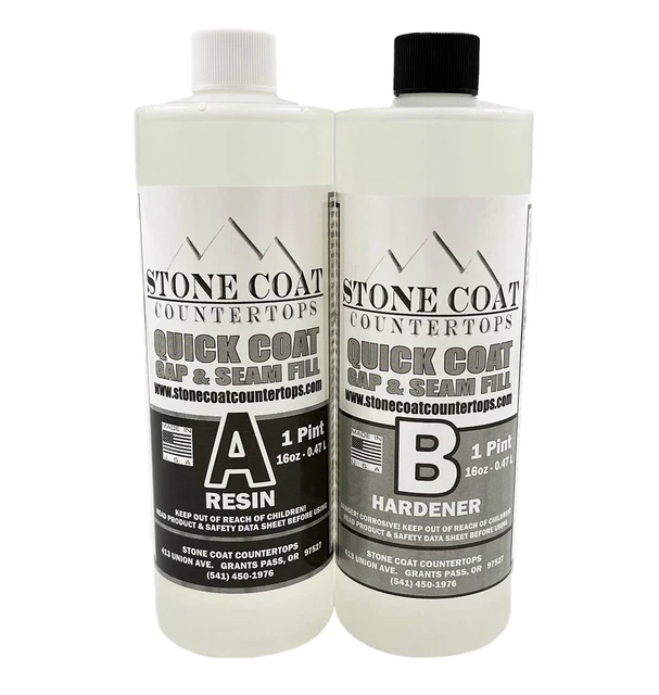 Quick Coat 1 Quart Epoxy Kit () - Fast-Curing Epoxy Resin Kit for River Tables,