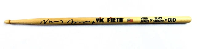 Vinny Appice Signed Autographed Drumstick Dio Black Sabbath Drummer JSA AI98957 Vinny Appice Signed Autographed Drumstick Dio Black Sabbath Drummer JSA AI98957