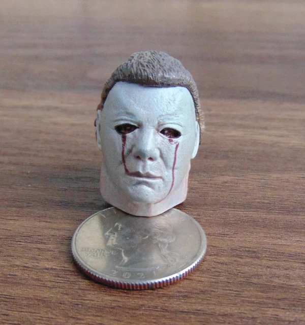 NECA Halloween 2 Horror Movie Crying Blood Michael Myers Mask Alt HEAD 7" Figure