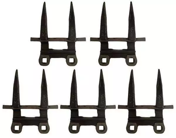 (5) 219191 BU215A Fits New Holland Mower Conditioner Double Pronged Guard 488