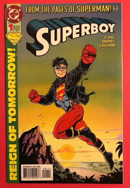 SUPERBOY # 1 DC Comics (1993) KEY Issue 1st Appearance of Knockout FN (6.0)