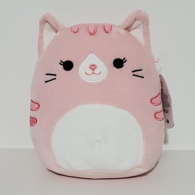 pink tabby cat squishmallow