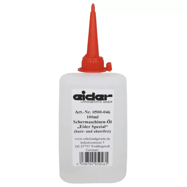 Eider Spezial Schermaschinenöl 100 ml Maschinenöl Schmieröl Schermaschinen-Öl