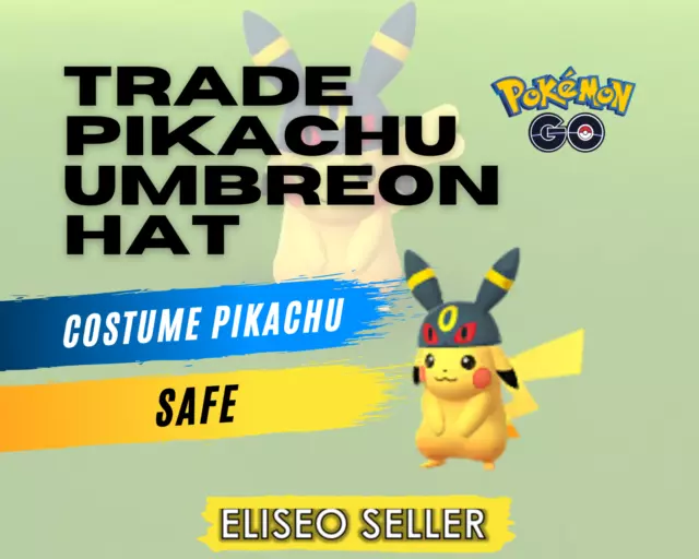 Trade Pikachu Umbreon Hat - Pokemon Pikachu Umbreon Hat GO - Event 2020
