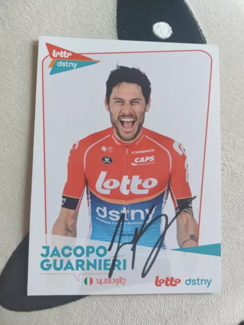 CYCLISME CICLISMO CYCLING WIELRENNEN CARTES CP 2024 Lotto Signée Guarnieri