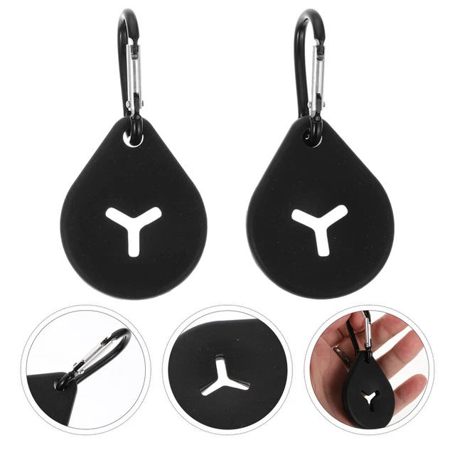 2 Pcs Doggy Leash Bag Carrier Dog Poop Bag Hook Outdoor Trash Bags Belt