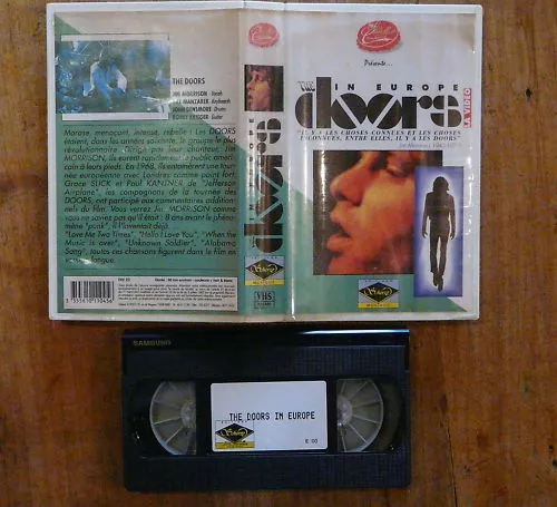 K7  VHS THE DOORS in EUROPE 11045 DIV23