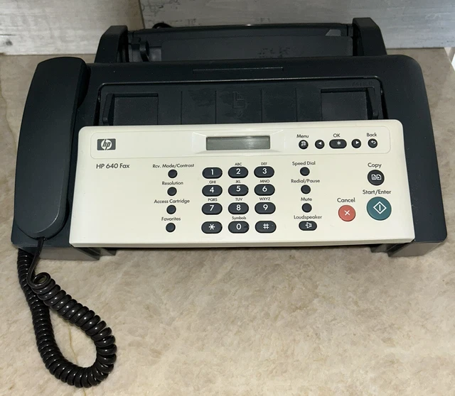 HP 640 Series Fax Phone Inkjet Copy Machine - Read Below
